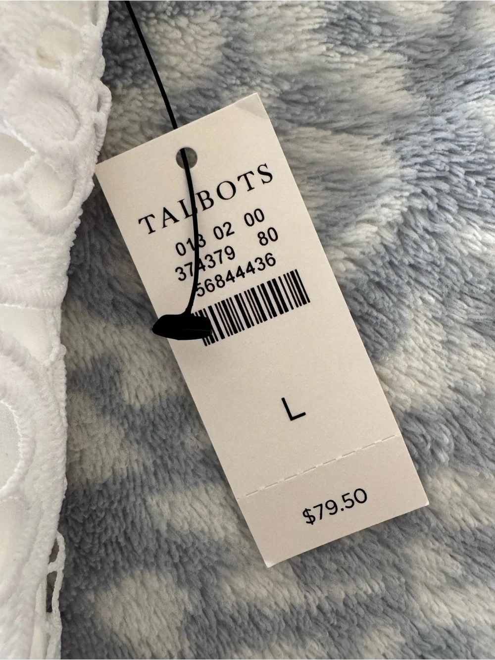 Talbots Cream Lace Shell Top - Picture 4 of 5